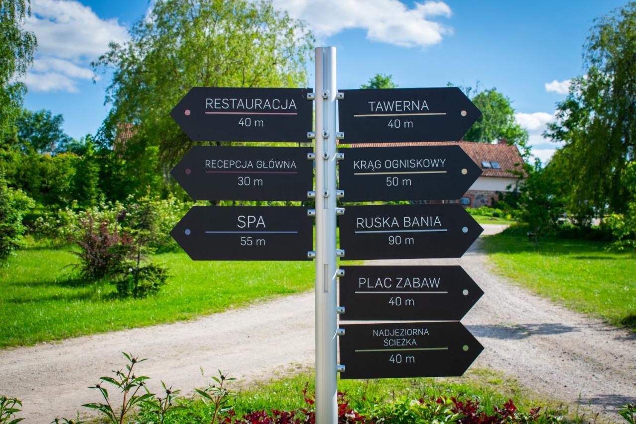 Folwark Lekuk Hotel Łękuk Mały Eksteriør billede