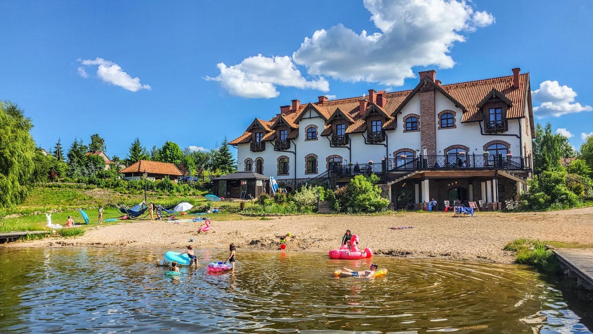 Folwark Lekuk Hotel Łękuk Mały Eksteriør billede